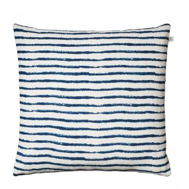 Jaipur Stripe Blue Cushion Cover